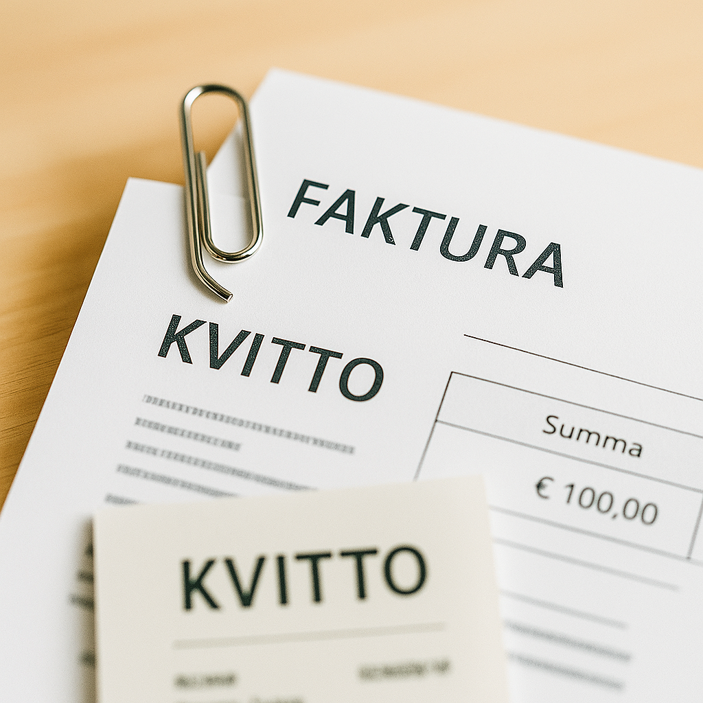 Faktura och kvitto